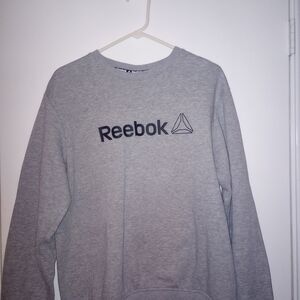 Reebok Men's Crewneck Gray Sweatshirt